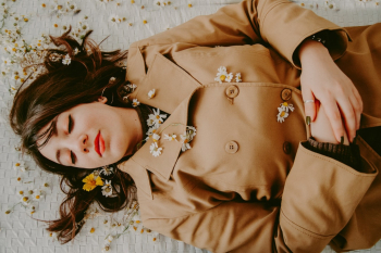 a beautiful female portrait of a sleeping beauty. a beautiful female portrait of a sleeping beauty.