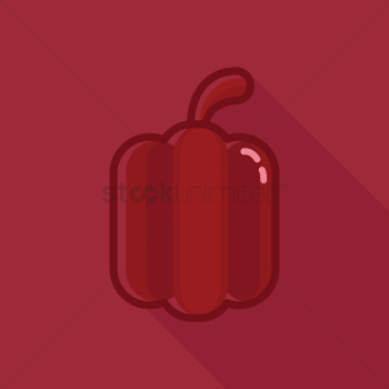 A bell pepper A bell pepper