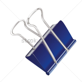 A binder clip A binder clip