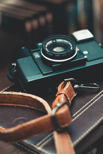 A Black Analog Camera A Black Analog Camera