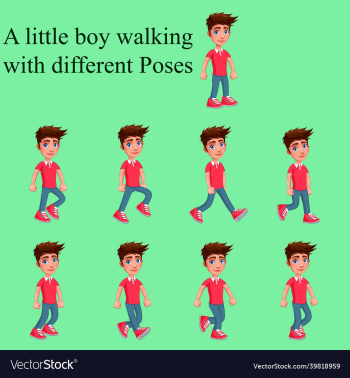 a boy with different poses a boy with different poses