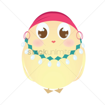 A chick dressed up as a gypsy A chick dressed up as a gypsy