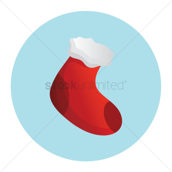 A christmas sock A christmas sock