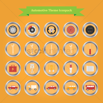 A collection of automobile items A collection of automobile items