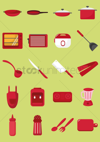 A collection of kitchen items A collection of kitchen items