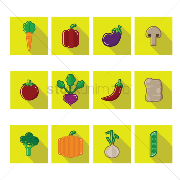 A collection of vegetables A collection of vegetables