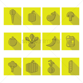 A collection of vegetables A collection of vegetables