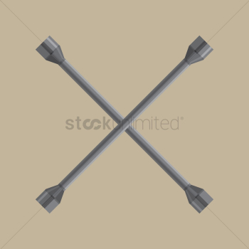 A cross wrench A cross wrench