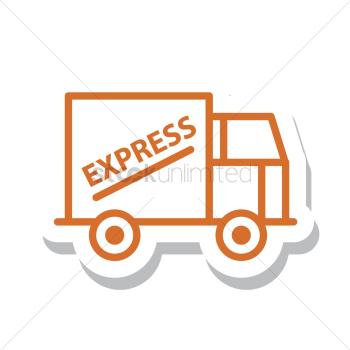 A delivery truck A delivery truck