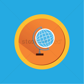A desk globe A desk globe