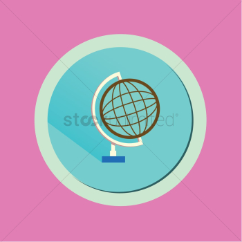 A desk globe A desk globe