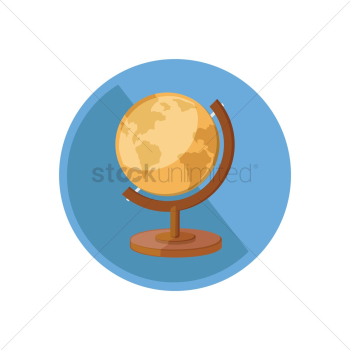 A desk globe A desk globe