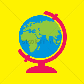 A desk globe A desk globe