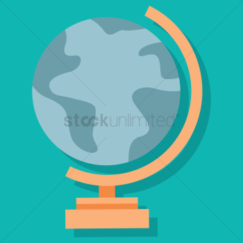 A desk globe A desk globe