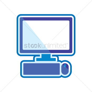 A desktop computer A desktop computer