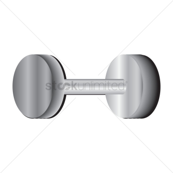 A dumbbell A dumbbell