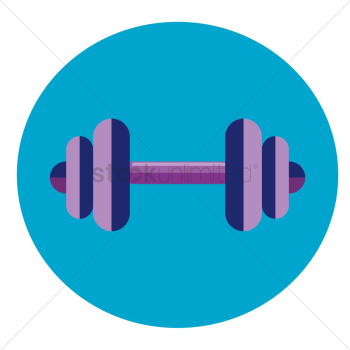 A dumbbell A dumbbell