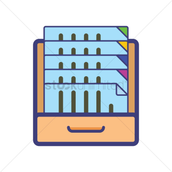 A file cabinet A file cabinet