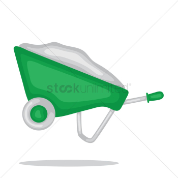 A filled wheelbarrow A filled wheelbarrow