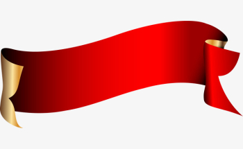 A Fluttering Red Ribbon, Flying, Red Ribbon, Silk Ribbon PNG and ...