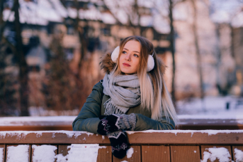 A girl winter portrait 4 A girl winter portrait 4