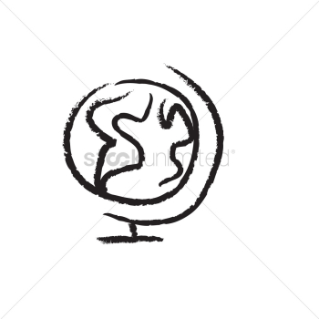 A globe A globe