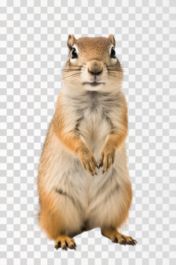 A ground squirrel - PNG transparent background A ground squirrel - PNG transparent background
