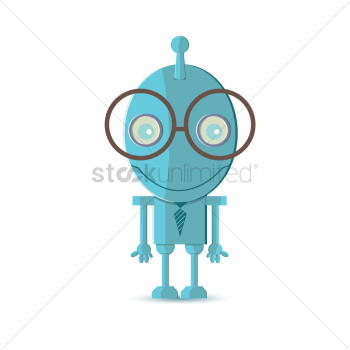 A happy robot A happy robot