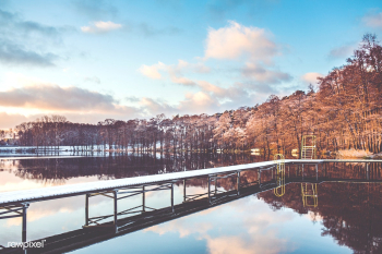A lake in wintertime. Visit Kaboompics for mo.. | Free stock photo - 436055 A lake in wintertime. Visit Kaboompics for mo.. | Free stock photo - 436055