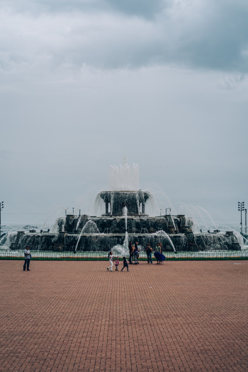 A Large Water Fountain A Large Water Fountain