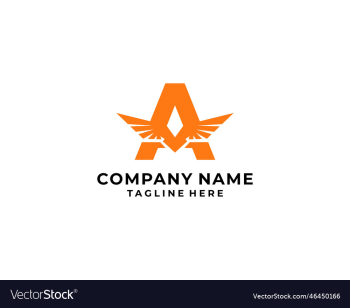 a letter bird logo a logo type eagle bird eagle