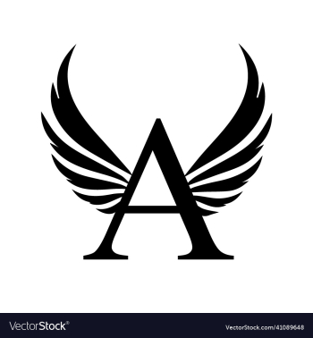 a letter logo template a letter logo template