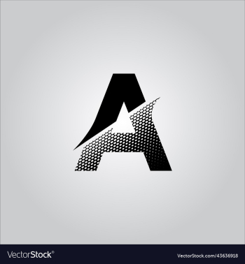 a letter logo with white background a letter logo with white background