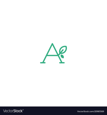 A letter vector image
