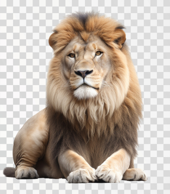 A Lion - PNG transparent background