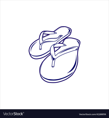 a pair of sandals silhouette a pair of sandals silhouette