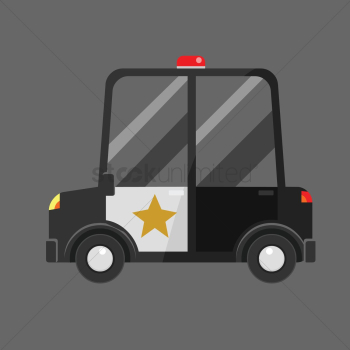 A police car
