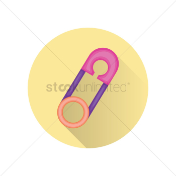 A safety pin A safety pin