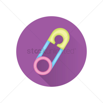 A safety pin A safety pin