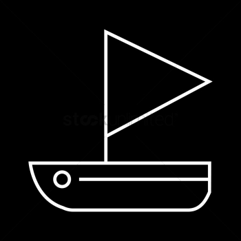 A sail boat A sail boat
