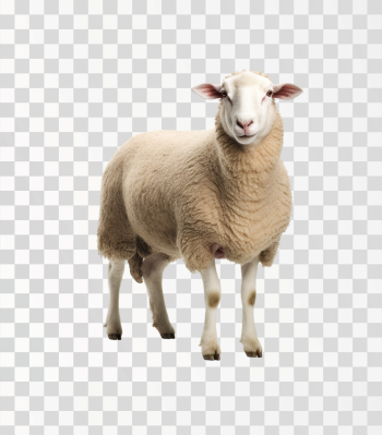 A Sheep - PNG transparent background