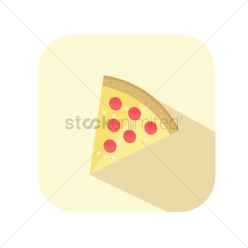 A slice of pizza