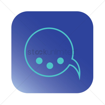 A speech bubble A speech bubble