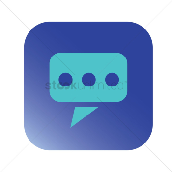 A speech bubble A speech bubble