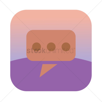 A speech bubble A speech bubble