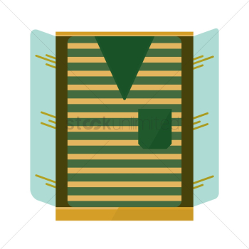 A striped t-shirt A striped t-shirt