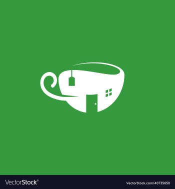 a tea house logo a tea house logo