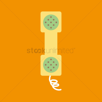 A telephone receiver A telephone receiver