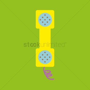 A telephone receiver A telephone receiver