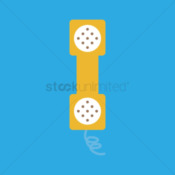 A telephone receiver A telephone receiver